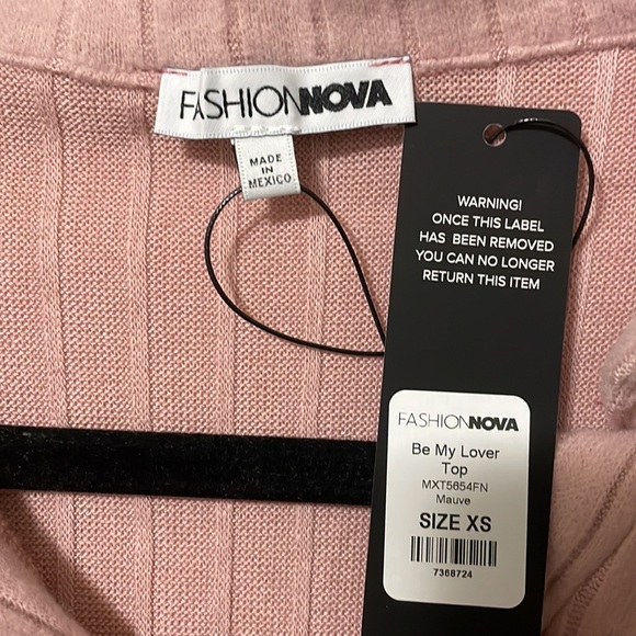 Fashion Nova - Be My Lover Top - Mauve - XSmall - Picture 4 of 4